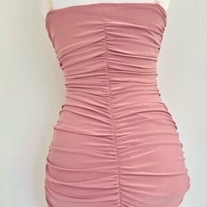 Fashion Nova Ruched Mini Dress